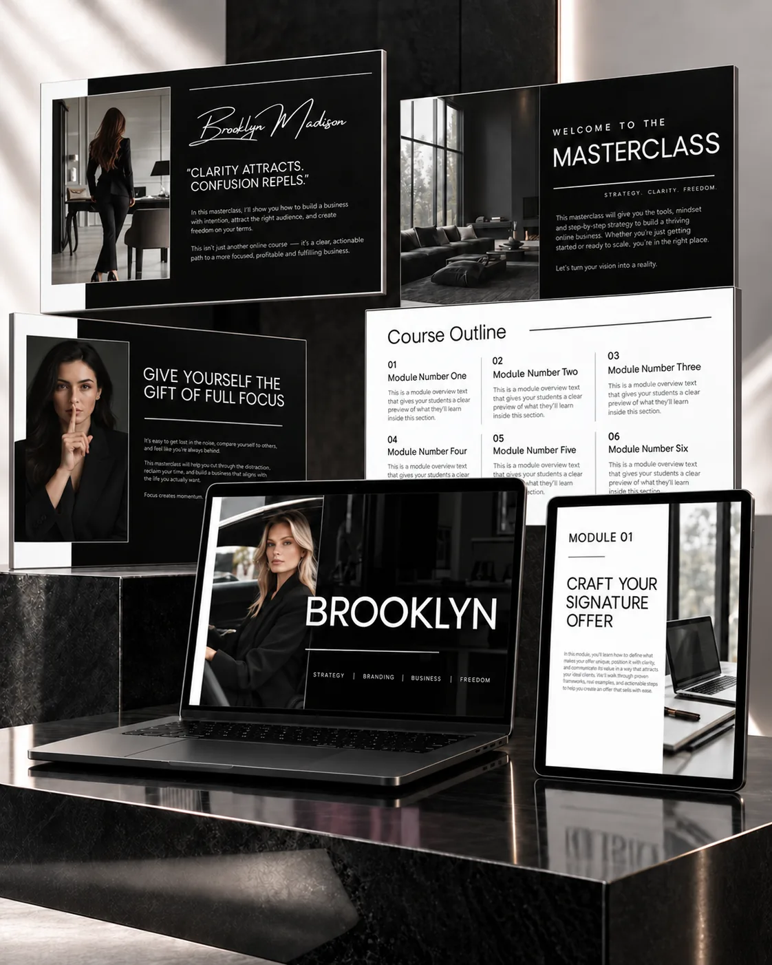 Consulting masterclass slide system
