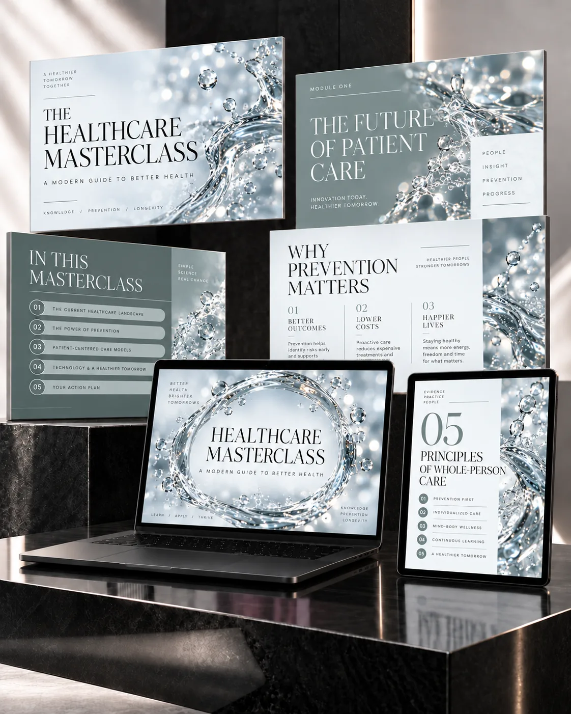 Healthcare masterclass slide system