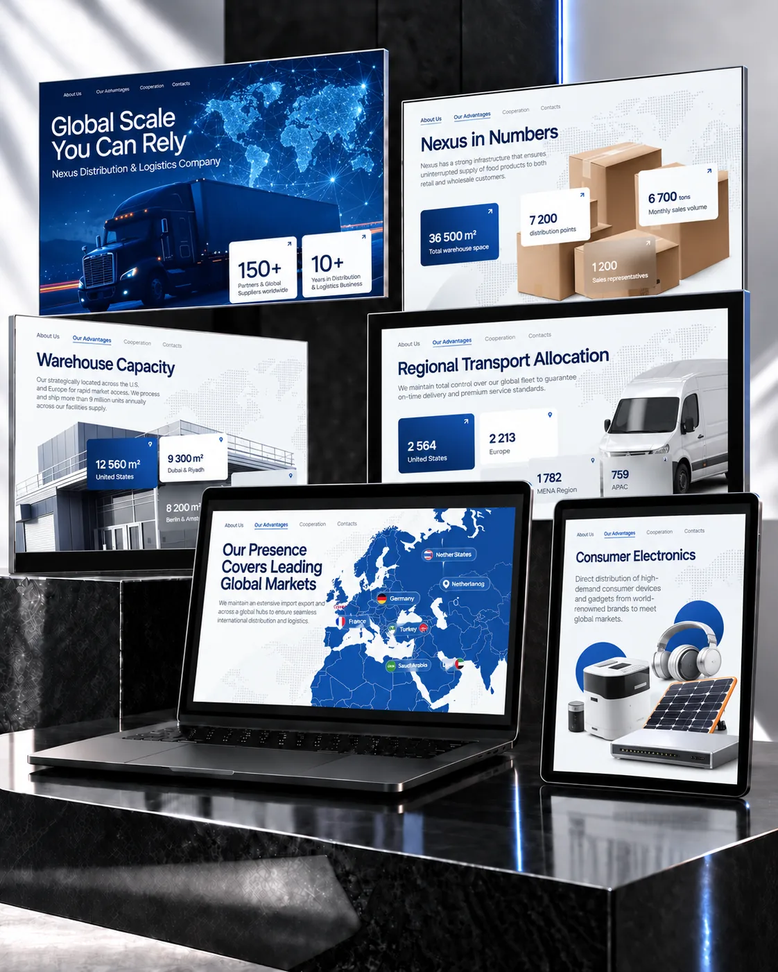 Logistics and Distribution presentation system
