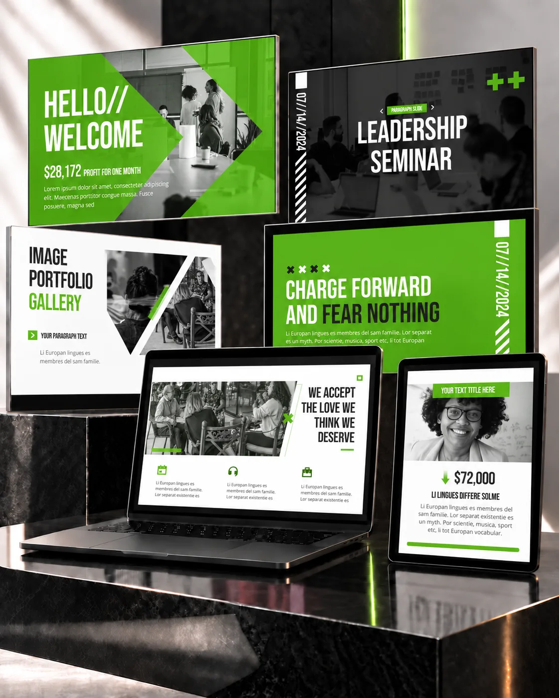 Leadership and Training presentation system
