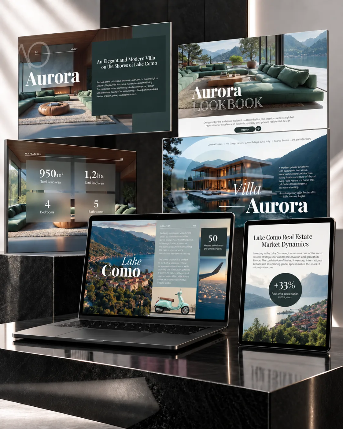 Luxury Real Estate presentation system
